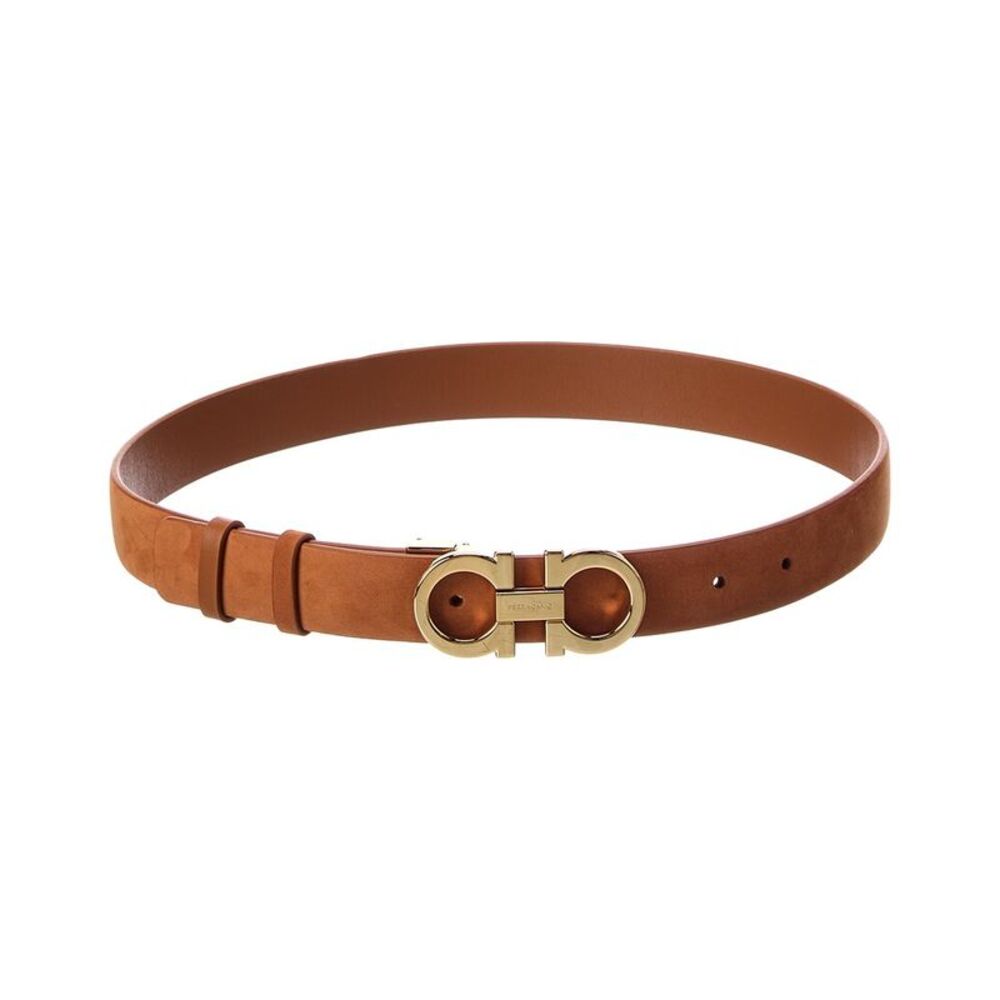 Ferragamo Gancini Adjustable Leather Belt